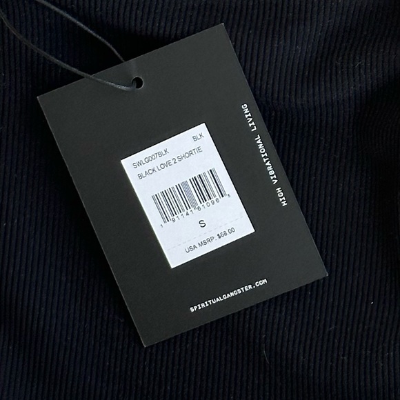 NWT Spiritual Gangster Ethereal Seamless Love Shortie - Picture 4 of 8